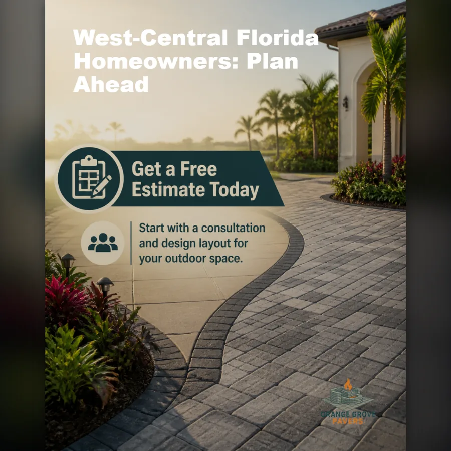 Seasonal hardscape ad concept