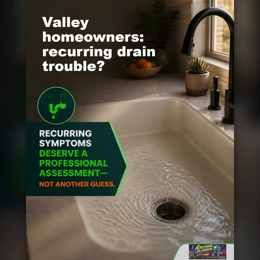 Drain diagnosis ad concept